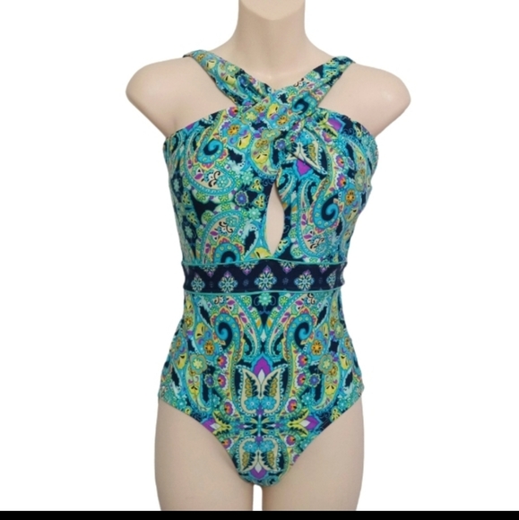 New Laundry by Shelli segal one piece swimsuit Large - Picture 6 of 9